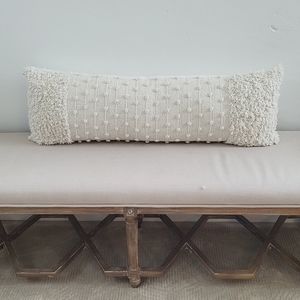 Boho-chic Cotton Throw Pillow. New w/out Tags!